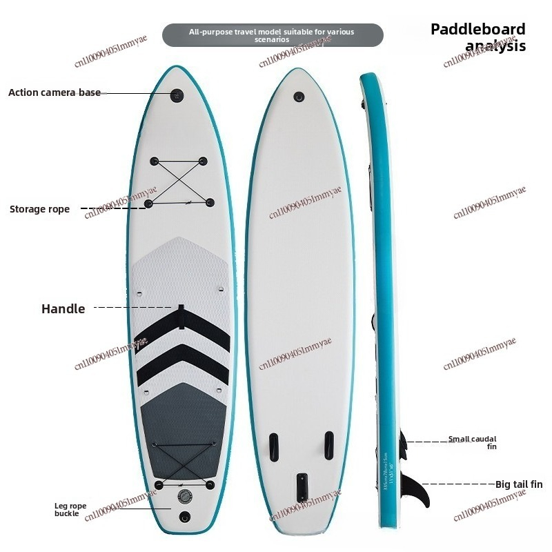 新しいインフレータブル PVC スタンドアップパドルボードポ - Aquatic Sports Activities のレビューと価格