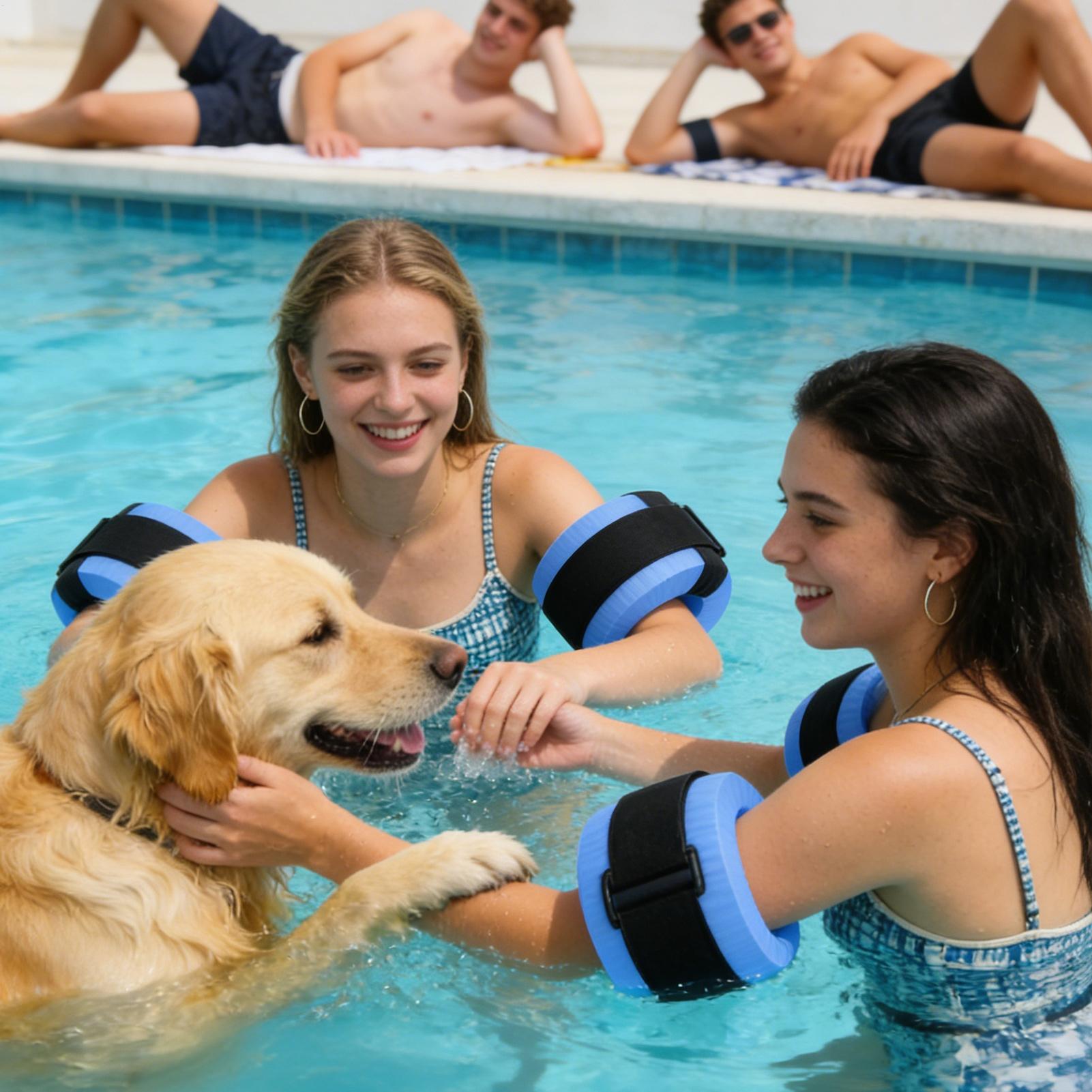 2個入りフォームスイミングフロートリング、ウォーターエアロビ - Aquatic Water Sports のレビューと価格
